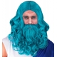 Poseidona/Neptūna parūka ar bārdu un ūsā