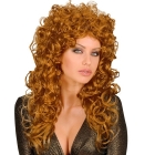 Brūna cirtaina parūka “Glamūrīga brunete”