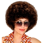 Parūka "Disko 70. gadi"/”Afro”, brūna