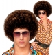 Parūka "Disko 70. gadi"/”Afro”, brūna 