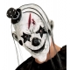 Slepkavu klauna maska ar matiem un mini cepurīti 