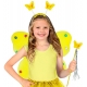 “Tauriņa” komplekts dzeltens (spārni, galvas rota, nūjiņa) 