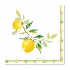 16 salvetes cm.33x33 dizains "Citrona koks"