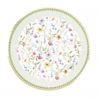 8 papīra šķīvji, 27 cm, dizains "Pavasara Dārzs"
