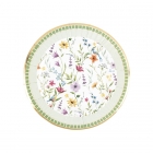 8 papīra šķīvji, 21 cm, dizains "Pavasara Dārzs"