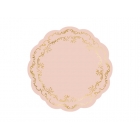 Galda paliktņi, putekļaini rozā, 35,5 cm — svētku dekorēšanai, galda noformēšanai un ballītēm