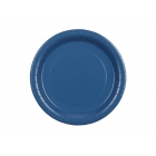 Papīra šķīvji, tumši zilas, 23 cm., 6 gab. — svētku dekorēšanai, galda noformēšanai un ballītēm