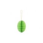 Papīra dekorācija Lieldienu Ola gaiši zaļa, 12 cm