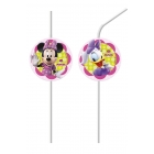 Salmiņi loklami ar medaljoniem  (6 gab.) DISNEY MINNIE﻿ BOW-TIQUE svētku atribūtika﻿