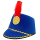 Majorette  cepure , 1 gab., 3 krāsās. zila, sarkana, balta 