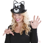 Шапочка кота фетровая в форме котелка