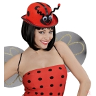 Шапочка божьей коровки фетровая в форме котелка