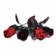 4 Roses Halloween Red & Black