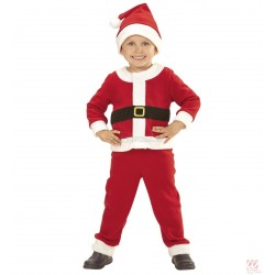 Комплект  Санта Клауса - жакет, брюки, шапочка   110 cm  для мальчика   3-4 лет﻿