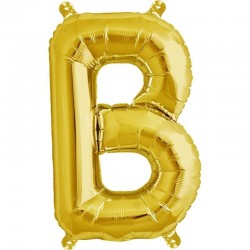 Шар буква "B", 41cм, фигура из фольги заполняется воздухом