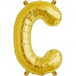 Шар буква "C", 41cм, фигура из фольги заполняется воздухом