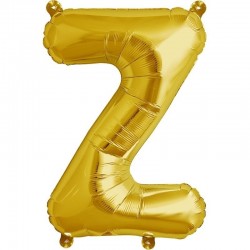 Шар буква "Z", 41cм, фигура из фольги заполняется воздухом