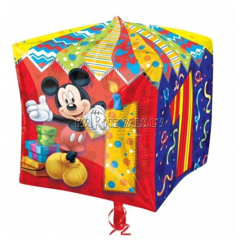  Cubez Mickey Mouse Супер фигура   Шар из фольги 