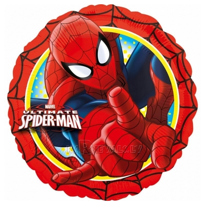 Folijas balons ar hēliju Zirnekļcilvēks 2 (Spider-Man 2), 45cm, piepūšana ar hēliju ietilpst cenā   