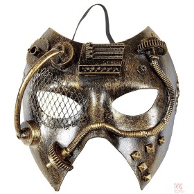 Маска (медная) в стиле Steampunk  для Хэллоуина