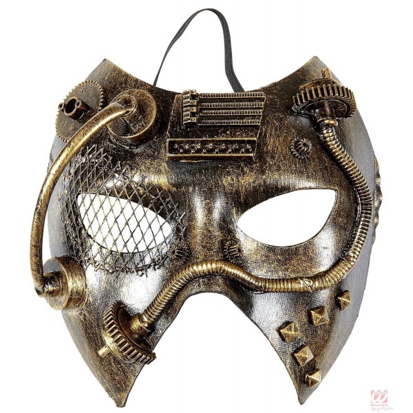 Маска (медная) в стиле Steampunk  для Хэллоуина