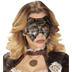 Маска (медная) в стиле Steampunk  для Хэллоуина