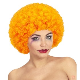 Klaunu  cirtaini parūka, oranžs