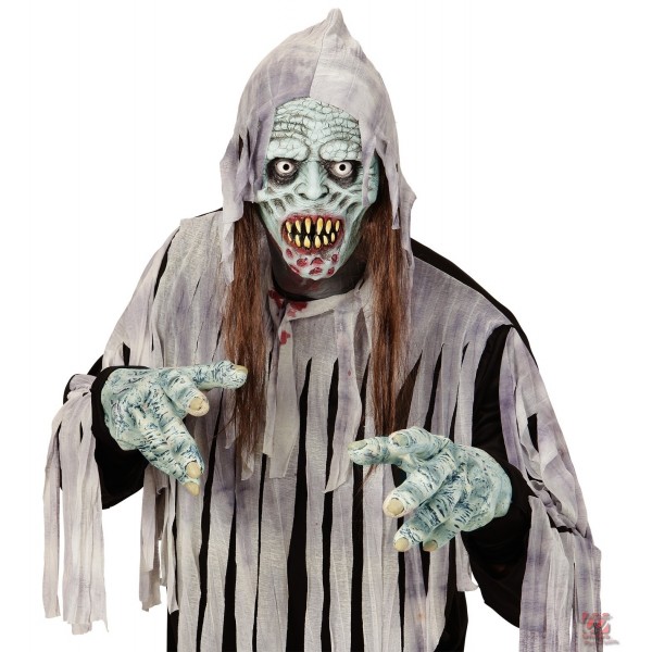 "INFICĒTS ZOMBIJS" - pussejas maska ar matiem