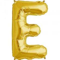 Шар буква "E", 87cм, фигура из фольги заполняется гелием