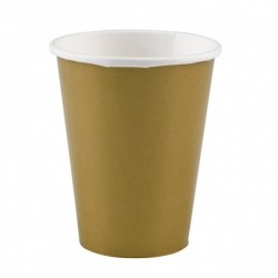 Стаканы  "ЗОЛОТО"  8 шт  Объем 260 ml
