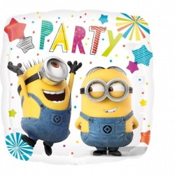  MINIONS kvadrātveida balons ar hēliju 43 cm