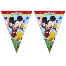 Vimpeļu (karodziņu)  virtene  (9 karodziņi) DISNEY PLAYFUL MICKEY svētku atribūtika