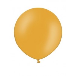 Apaļas formas liels lateksa balons oranžā krāsā, 60cm, pastelis, 1 gab. 
