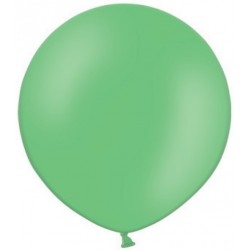 Apaļas formas liels lateksa balons spilgti zaļā krāsā, 60cm, pastelis, 1 gab. 