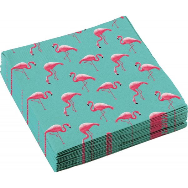 Салфетки «Flamingo Paradise», 33 х 33 см., 20 шт.