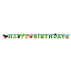 Гирлянда-буквы “Весёлая ферма: Happy Birthday”, 182 х 5 см.