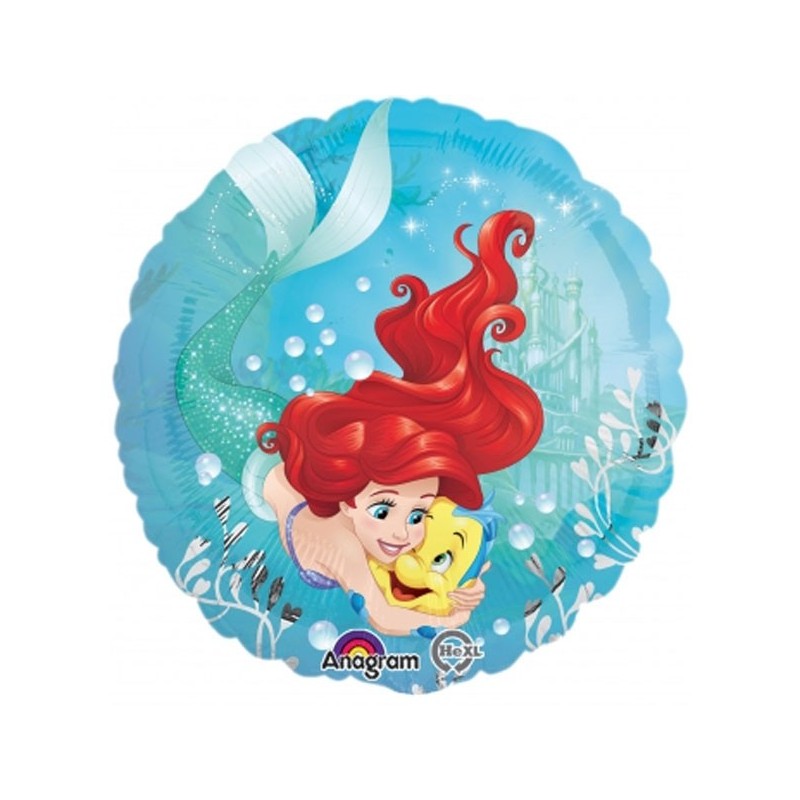 Круглый шарик из фольги «Ariel Dream Big»,  размер, 43 см., наполняется гелием