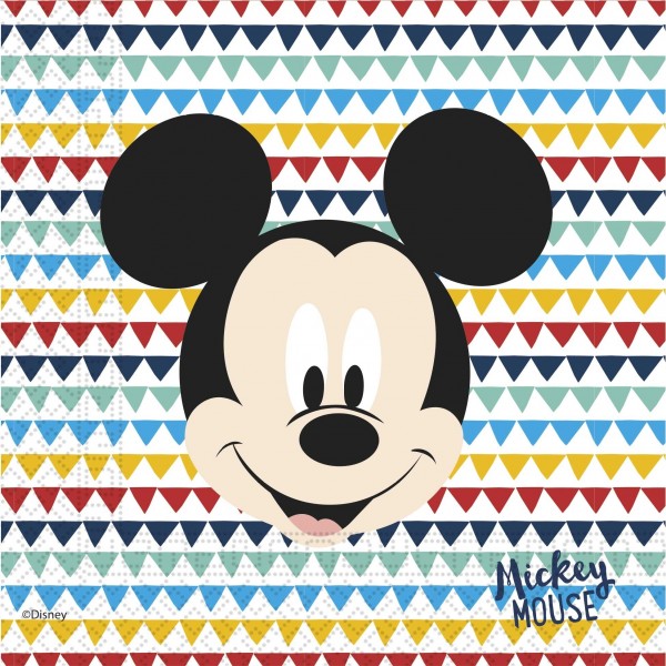 Бумажные салфетки двухслойные 20 шт.. MICKEY MOUSE