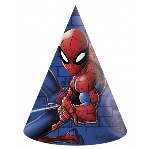 6 карнавальных шапочек SPIDERMAN TEAM UP MARVEL