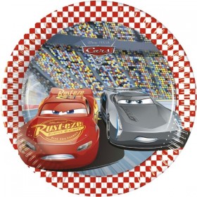 Тарелочки “CARS”, 20 см., 8 шт.