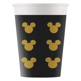 Cтаканчики MICKEY GOLD  8 шт. 200 мл