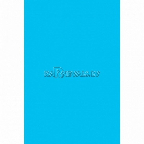 Galdauts no plastika bez zīmējuma, koši zila  krāsā, 137 cm x 274 cm