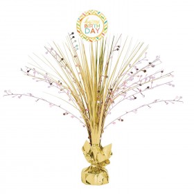 Galda dekors konfeti folija un papīrs 45.7 cm