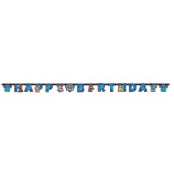 Гирлянда-буквы Щенячий Патруль Happy Birthday", 1.8 м