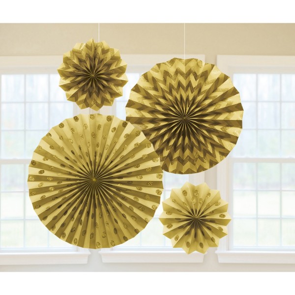 Набор декораций ЗОЛОТО 18 предметов
