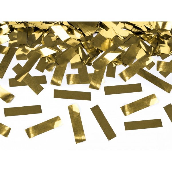 Хлопушка с конфетти, фольга золотоgold, 40 см 