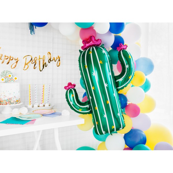 Гирлянда-буквы "Happy Bithday", золото, 16х62 см, ламинированная бумага.  