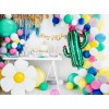Гирлянда-буквы "Happy Bithday", золото, 16х62 см, ламинированная бумага.  