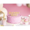 Свечи для торта "Happy Birthaday", буквы на палочках 2,5 см х 13 шт. 