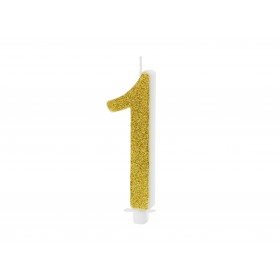 Свеча цифра “1”, 10 см. 